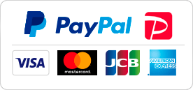 各種クレジットカード・ペイパル・PayPayが使えます